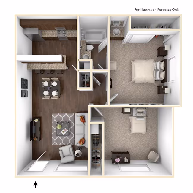 Unit AUCMCC 2 floor plan